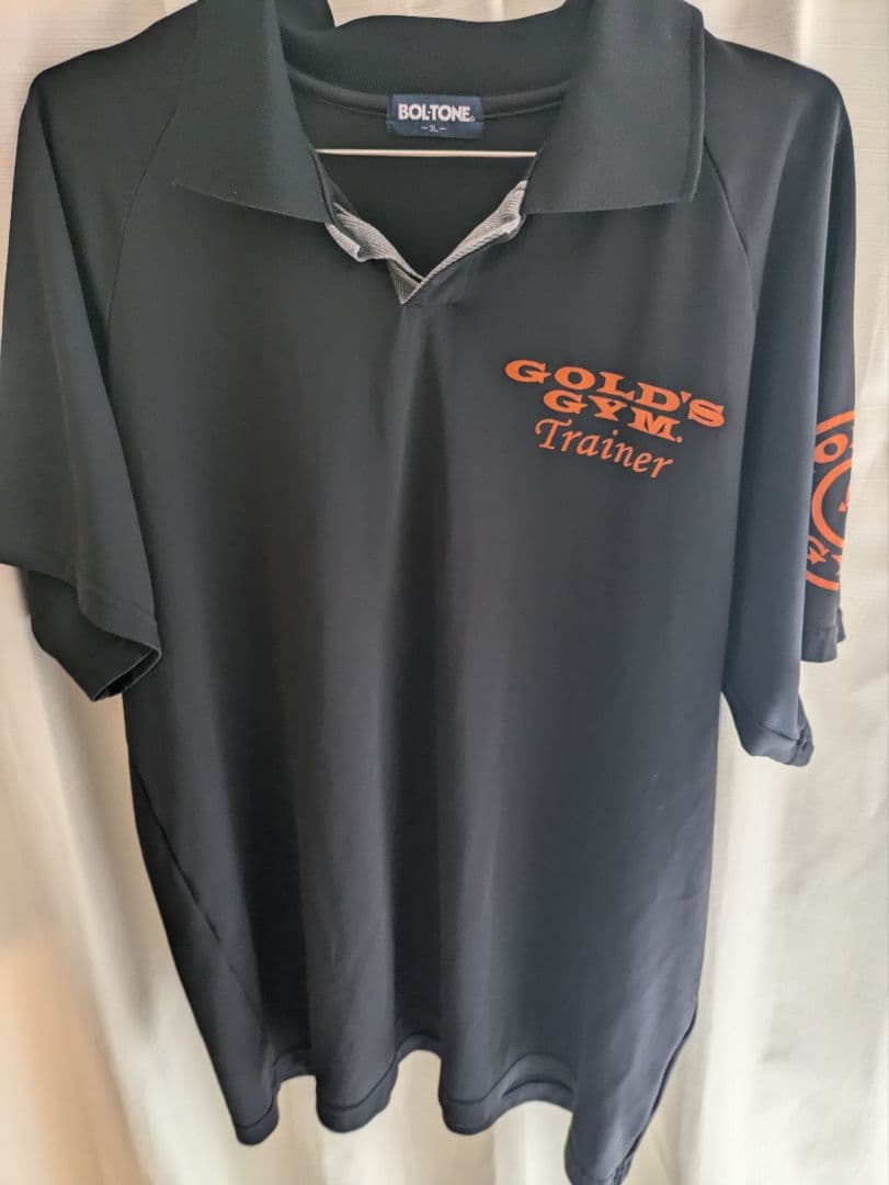 ゴールドジム　オフィシャルトレーナー　ポロシャツ　2XL