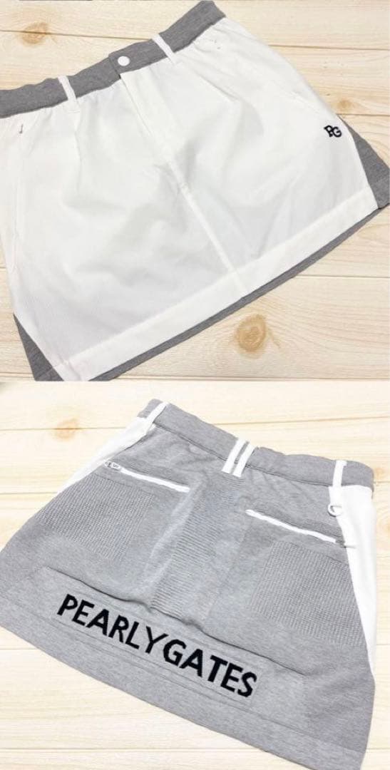 ドットエアー×ホールガーメントニット　スカート2