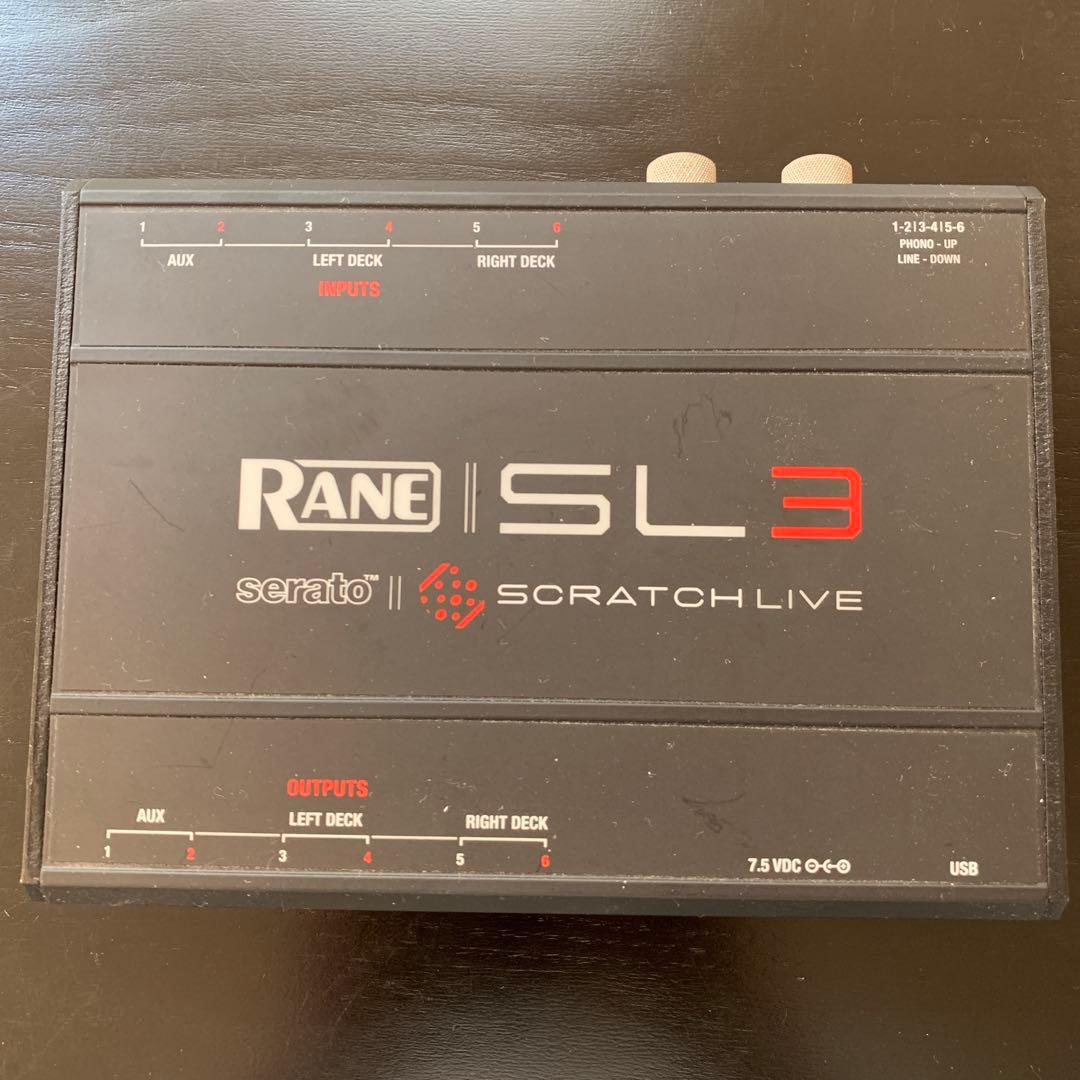 Rane SL3 Scratch Live インターフェース