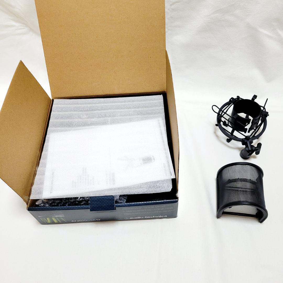 オーディオテクニカ　AT2020USB+　ポップガード　ショックマウントホルダー