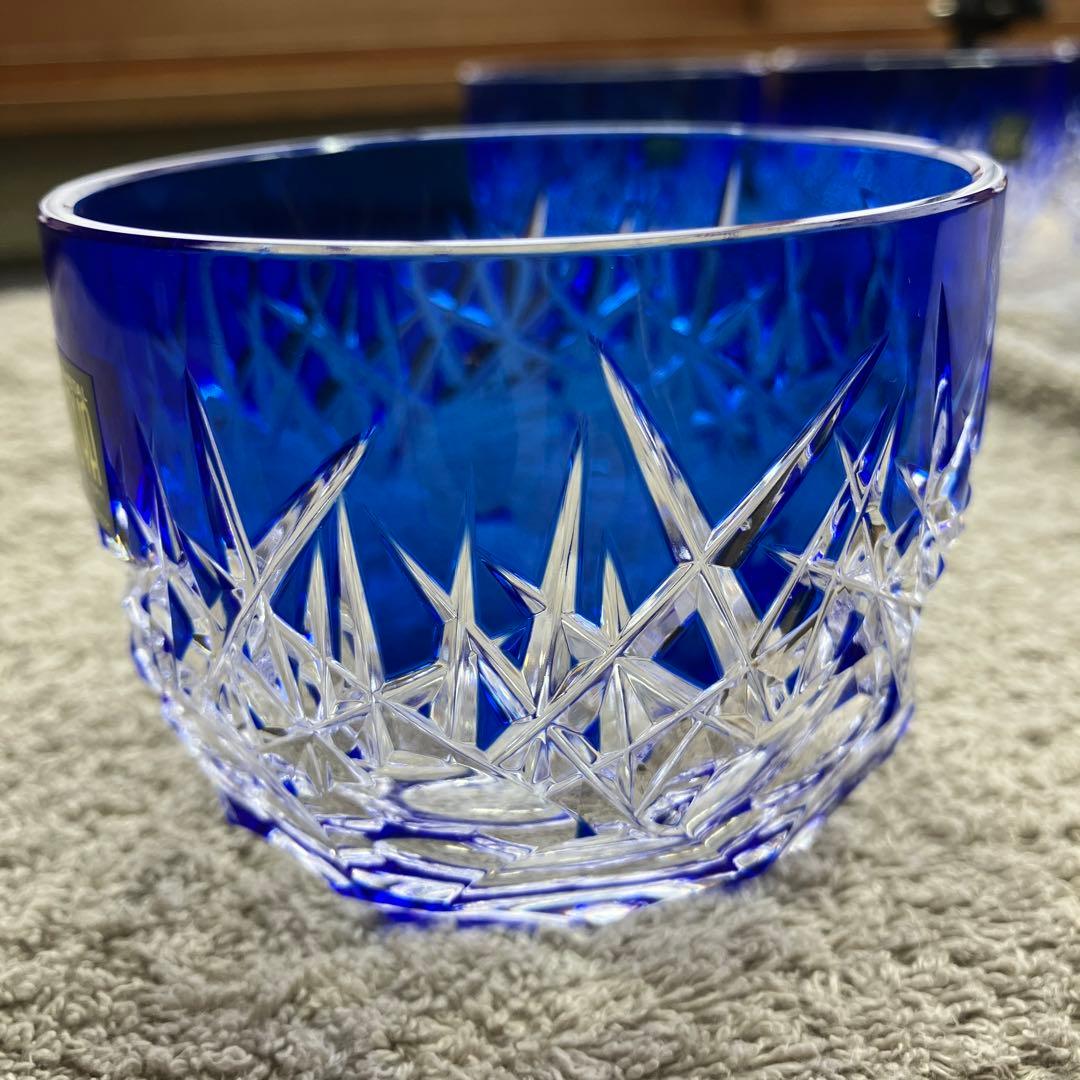 HOYAクリスタル ルリ被小鉢揃 5個セット