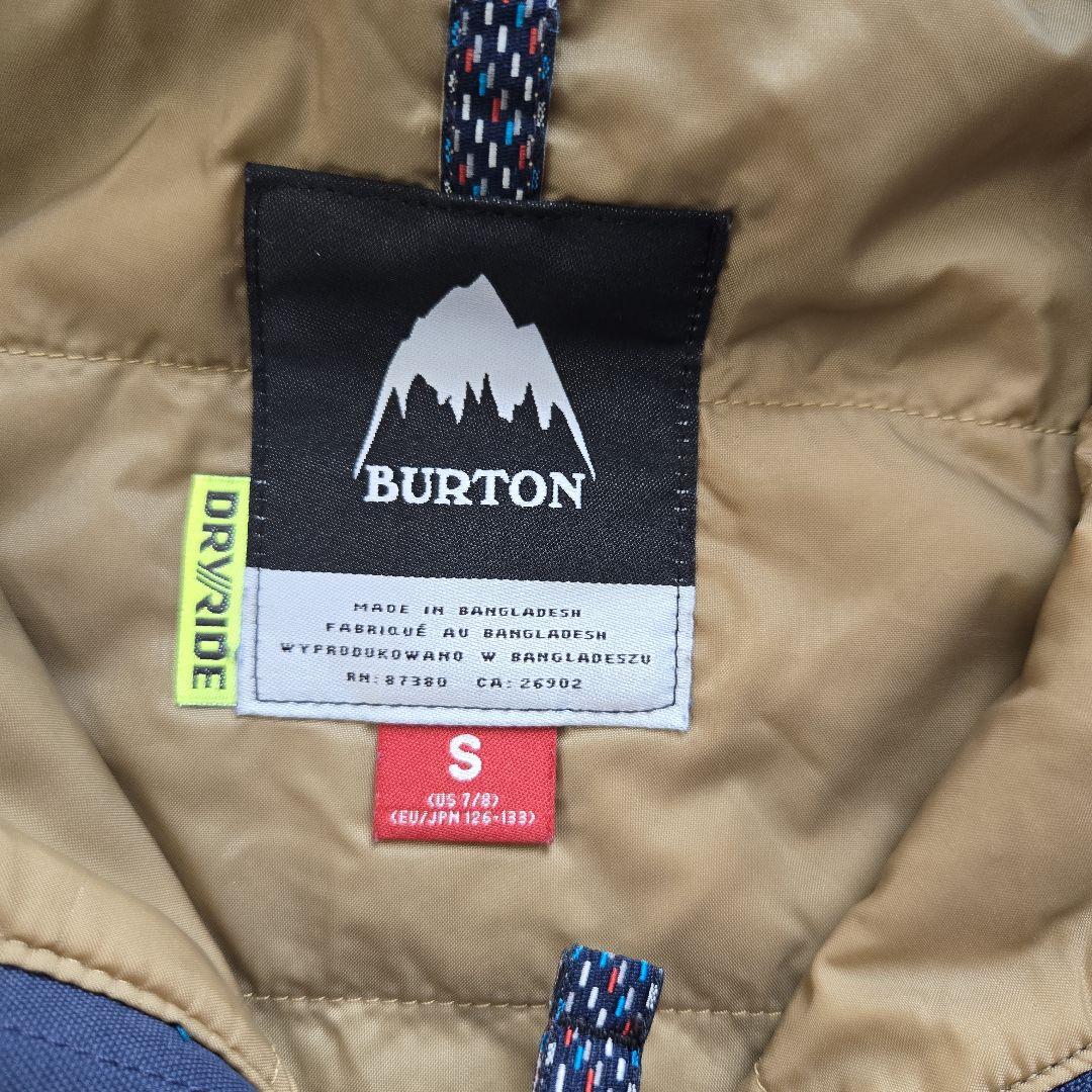 BURTON フード付きスノーボードウェア S