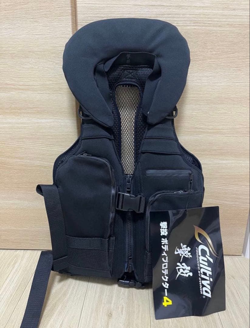 【カルティバ】撃投ボディプロテクター4 ブラック ②