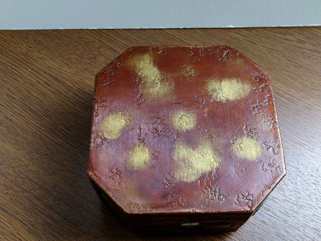 安藤七宝　七宝焼　ボンボニエール　小物入れ　尾張七宝　宝石箱　アンティーク