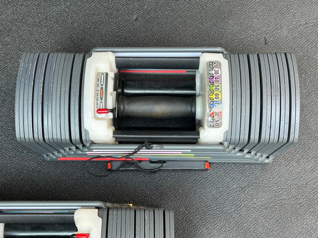 パワーブロック　ブロックダンベル　90ポンド　約41キロ　2個セット　可変式