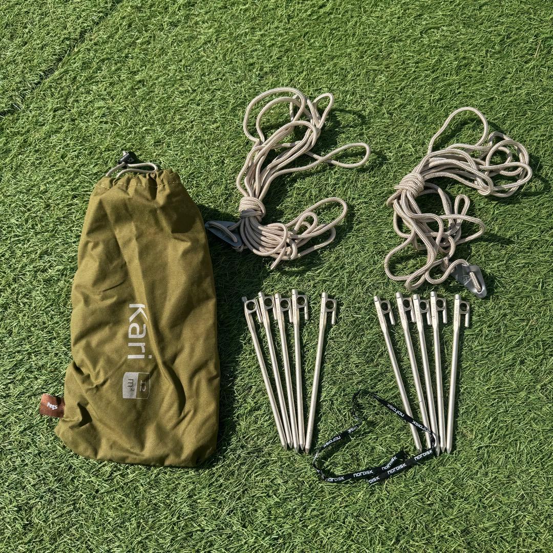 ほぼ未使用 Nordisk アスガルド7.1 & カーリ12 会員限定カーキ