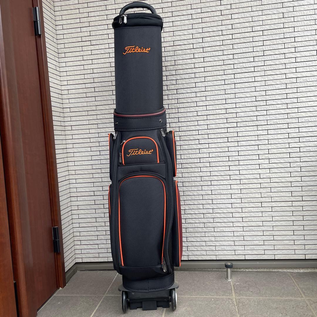 Titleist キャディバッグ ブラック/オレンジ