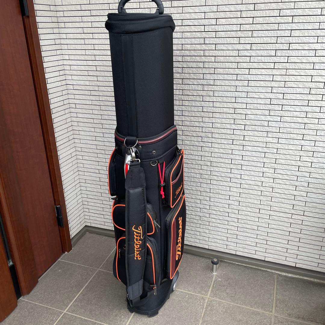 Titleist キャディバッグ ブラック/オレンジ