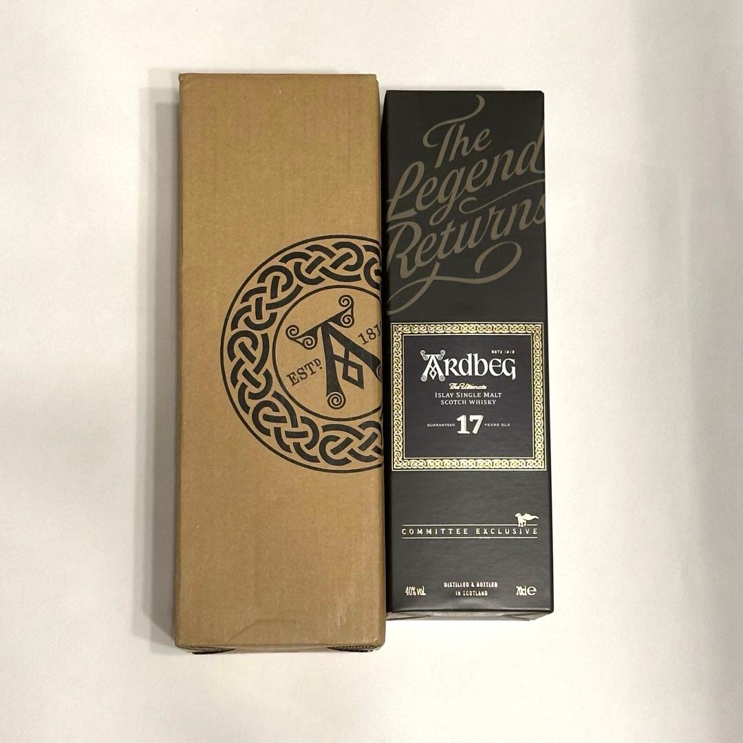 新品未開封アードベッグArdbeg 17年 シングルモルトウイスキー 限定版
