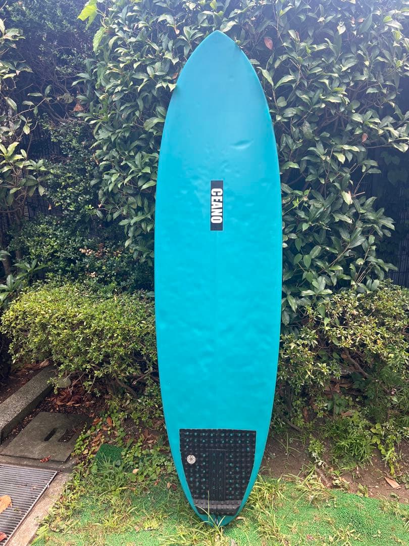HAL　シングルフィン付き　CEANO SURFBOARD ミッドレングス