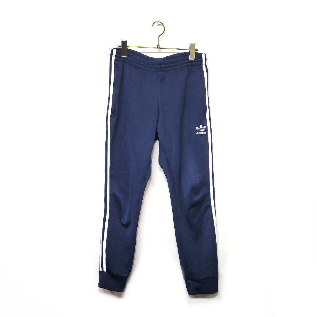 adidas originals トラックパンツ トラックジャージ L ネイビー