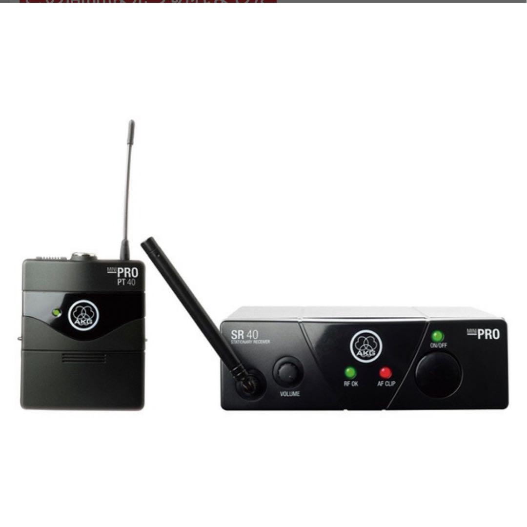 〈ほぼ未使用品〉AKG SR 40 MINI PRO ワイヤレスシステム