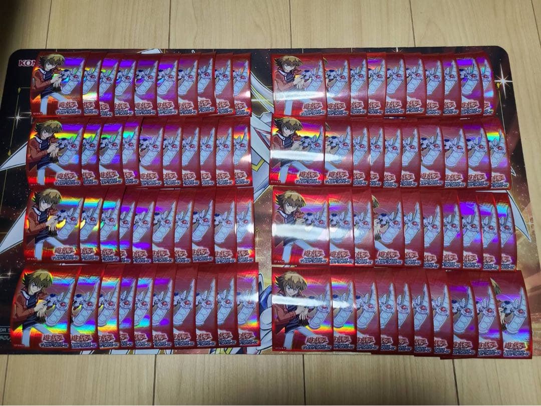 【傷みあり】遊戯王 遊城十代 スリーブ 80枚