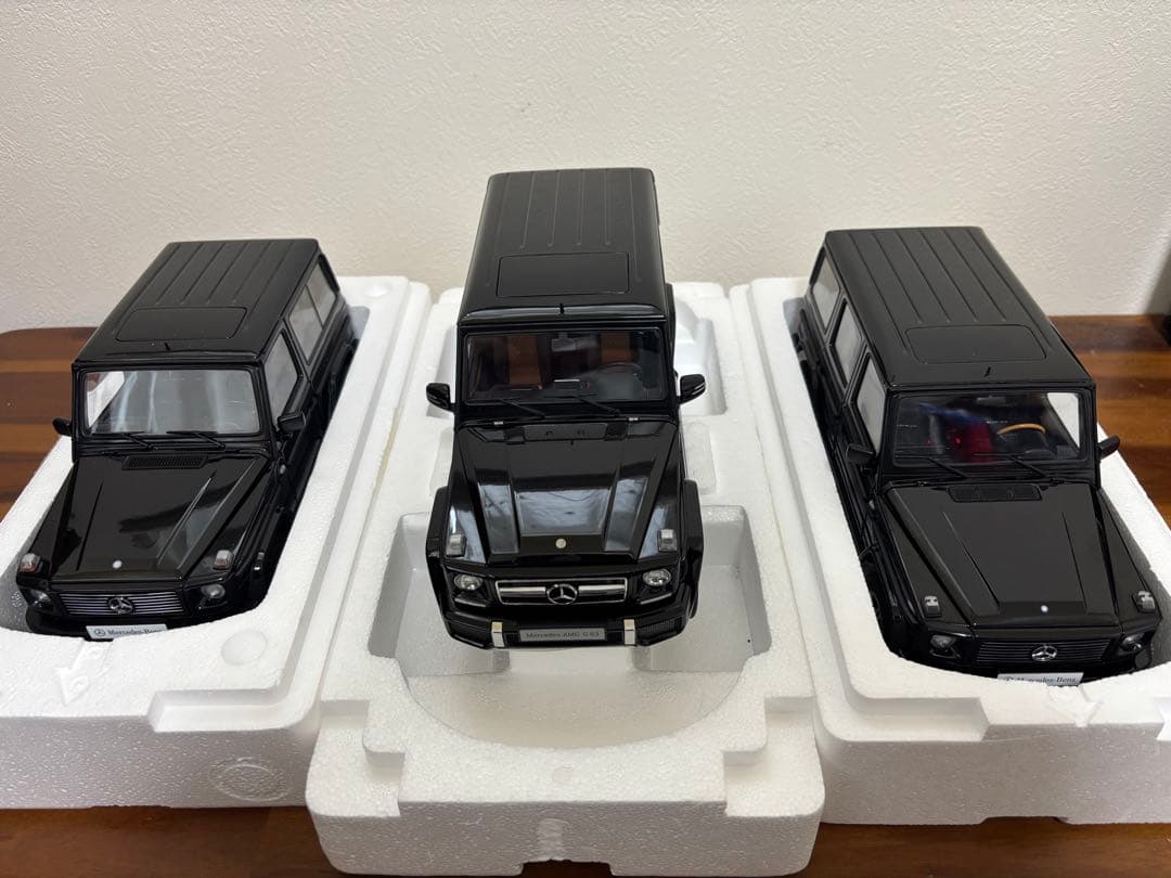 ☆美品・AUTOart☆メルセデスベンツ Gシリーズ 3台セット＋α 1/18