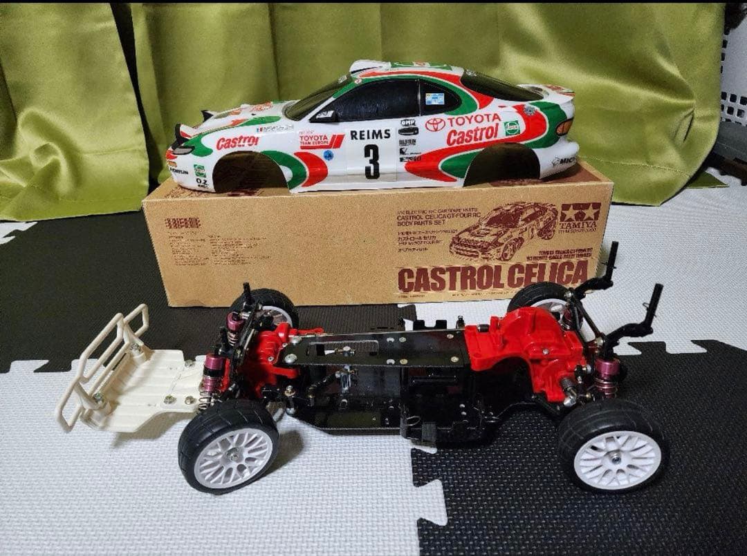 タミヤ　TA-01ベース　カストロールセリカ　GT-FOUR RC ラリー未走行