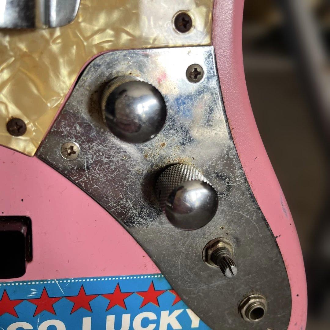 Brian by Bacchus ピンク エレキベース