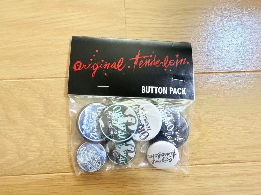 新品未開封　19AW テンダーロイン BUTTON PACK A缶バッジ