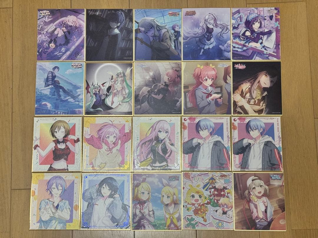 プロセカ 色紙 20枚セット【バラ売り可】