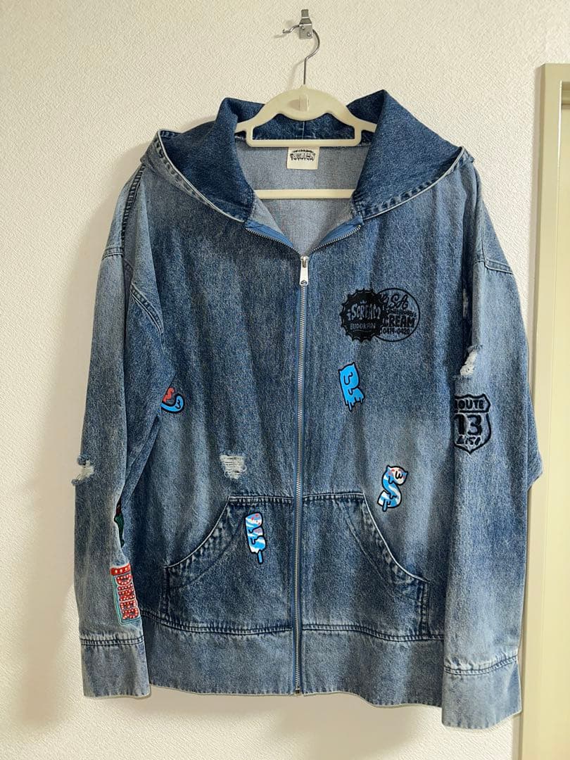 LiSA アイスクリーム デニムパーカー i SCREAM Lサイズ