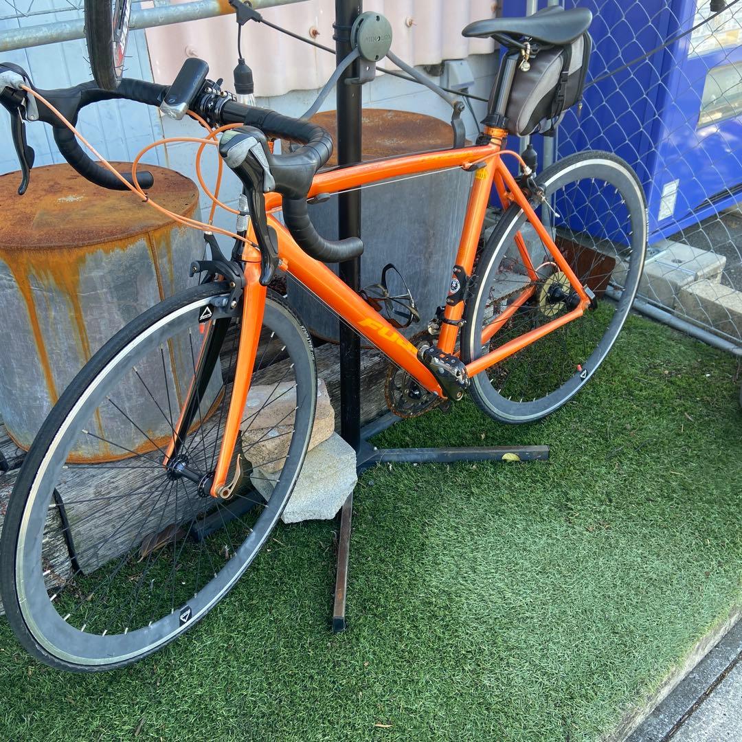FUJI ROUBAIX CUSTOM⭐️ロードバイク　オレンジ　【3612】