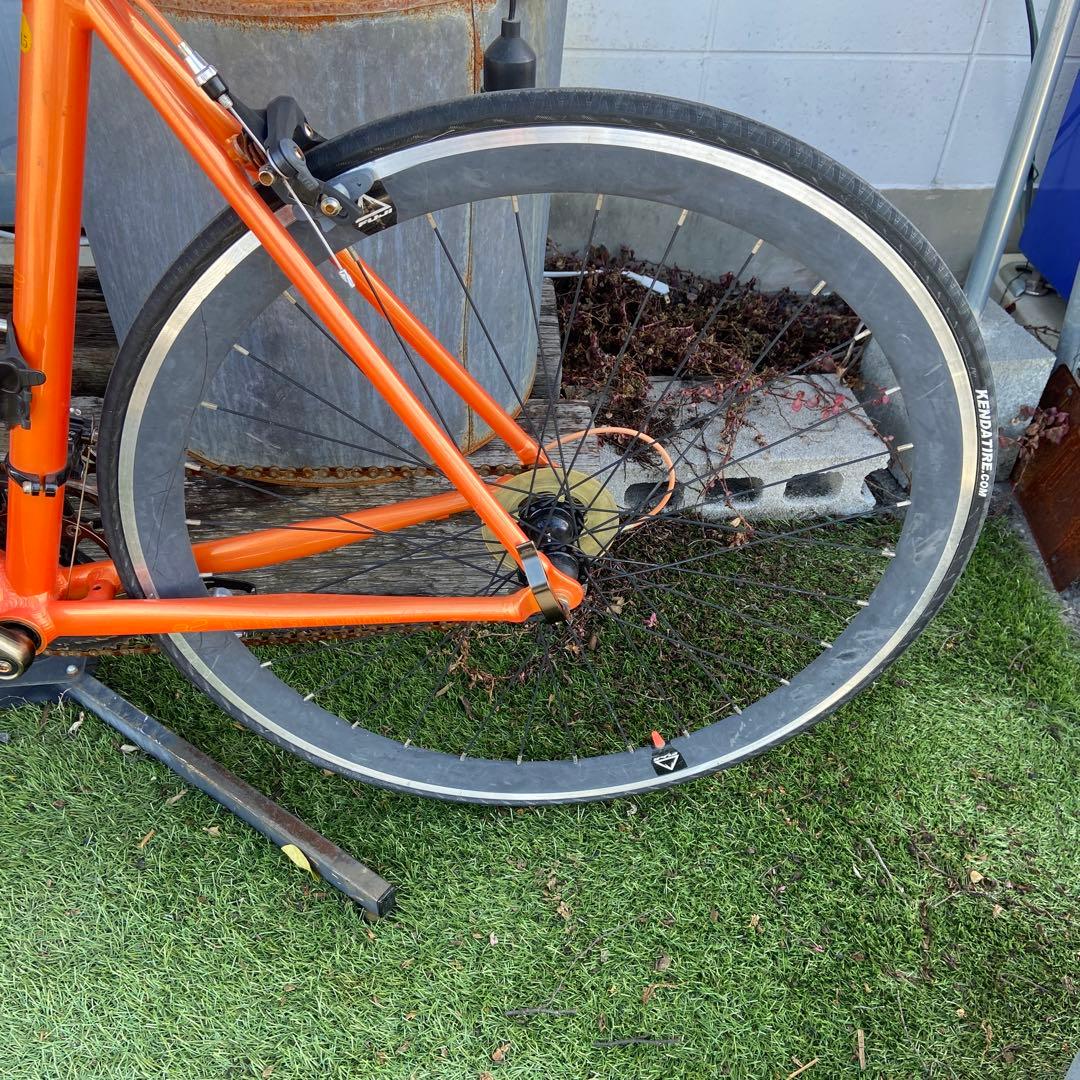 FUJI ROUBAIX CUSTOM⭐️ロードバイク　オレンジ　【3612】