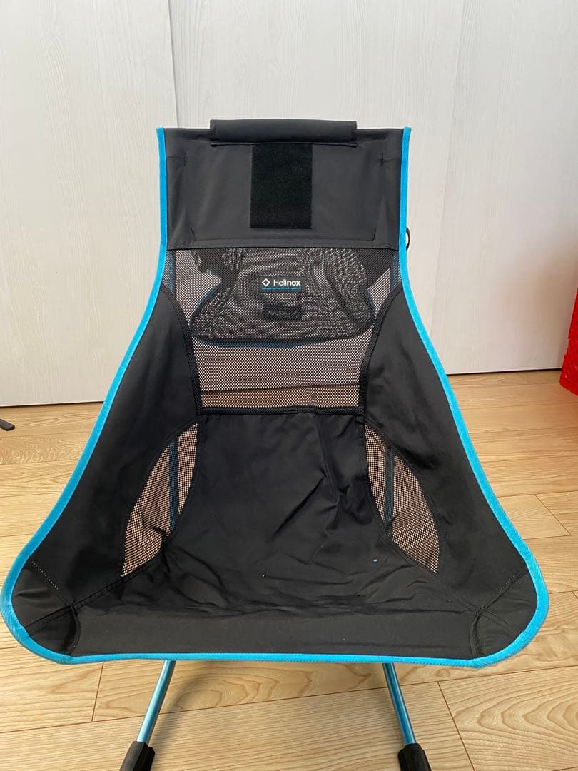 Helinox アウトドアチェア ブラック/ブルー