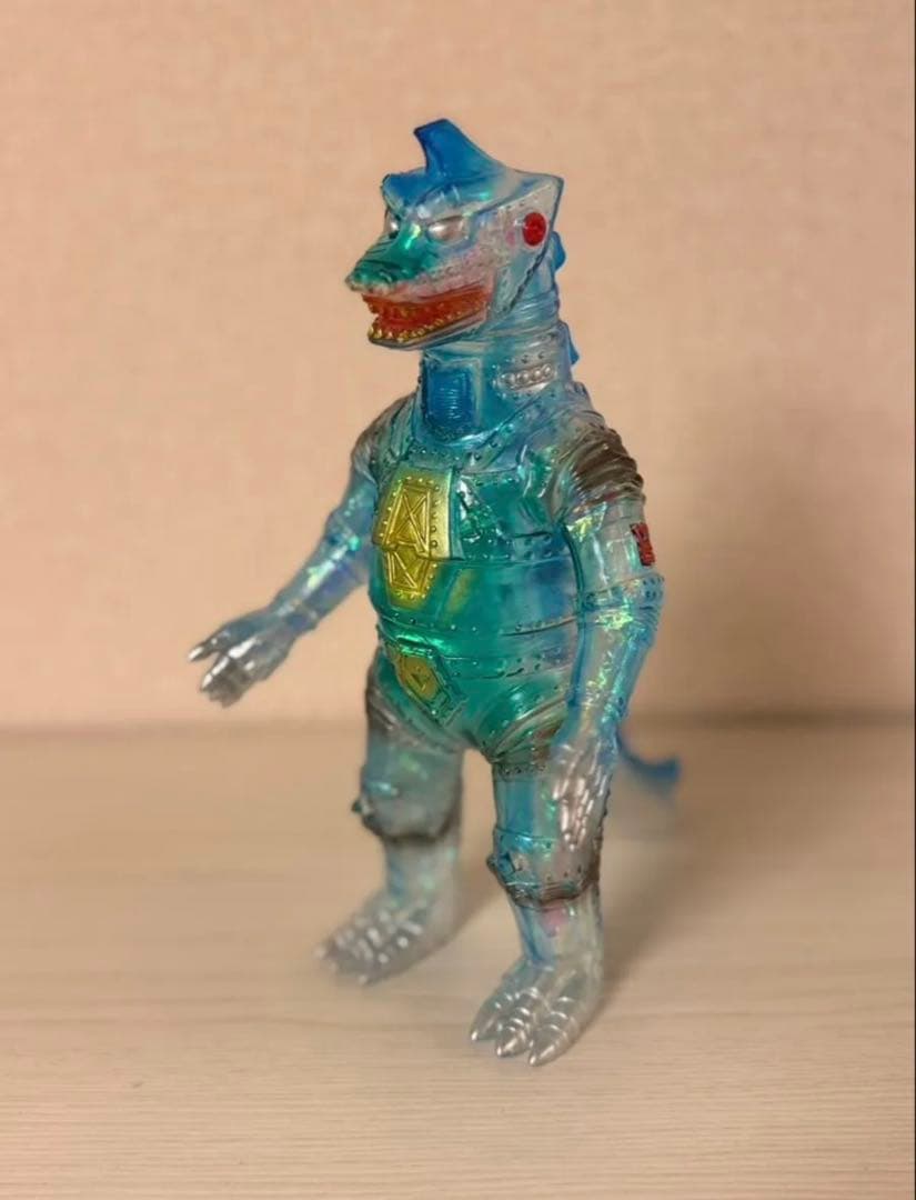 ブルマァク メカゴジラ オーロラカラー ソフビ ゴジラ 美品 袋付き