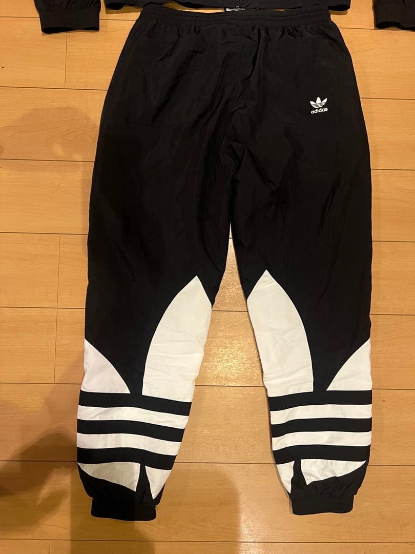 adidas ジャージ上下セット ブラック/ホワイト