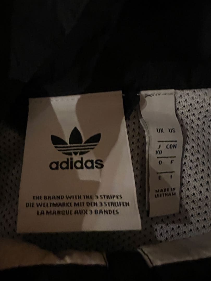 adidas ジャージ上下セット ブラック/ホワイト