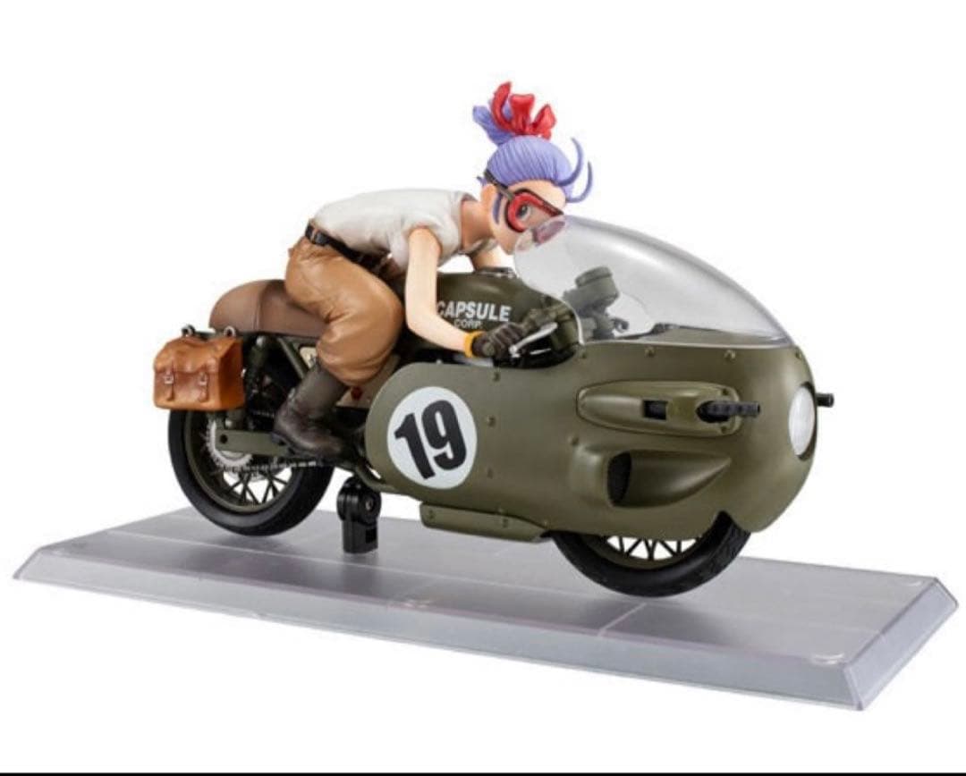 デスクトップリアルマッコイ　ドラゴンボールZ 03 ブルマ　バイク