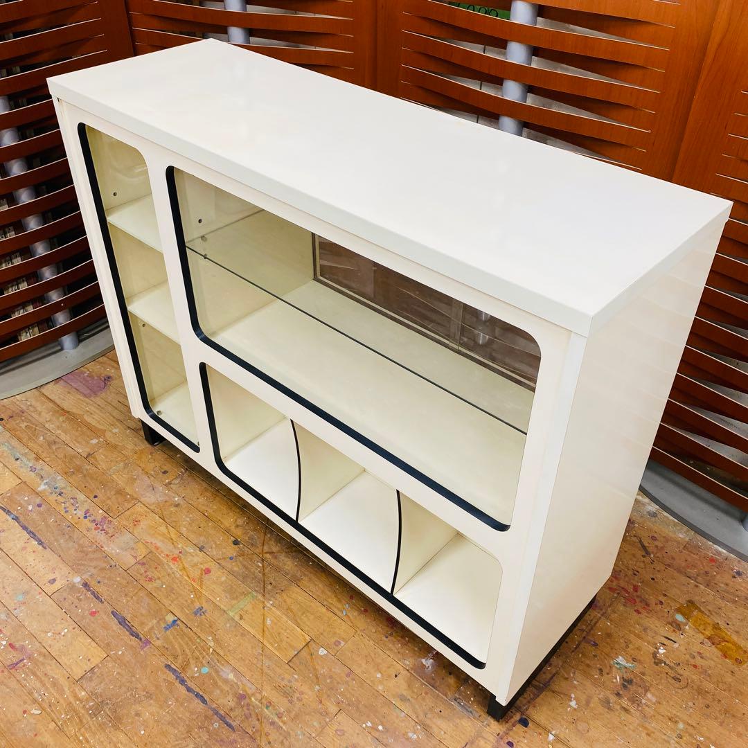 ショーケース 店舗什器 ディスプレイ 展示棚 飾り棚 店舗用レジ台 昭和レトロ