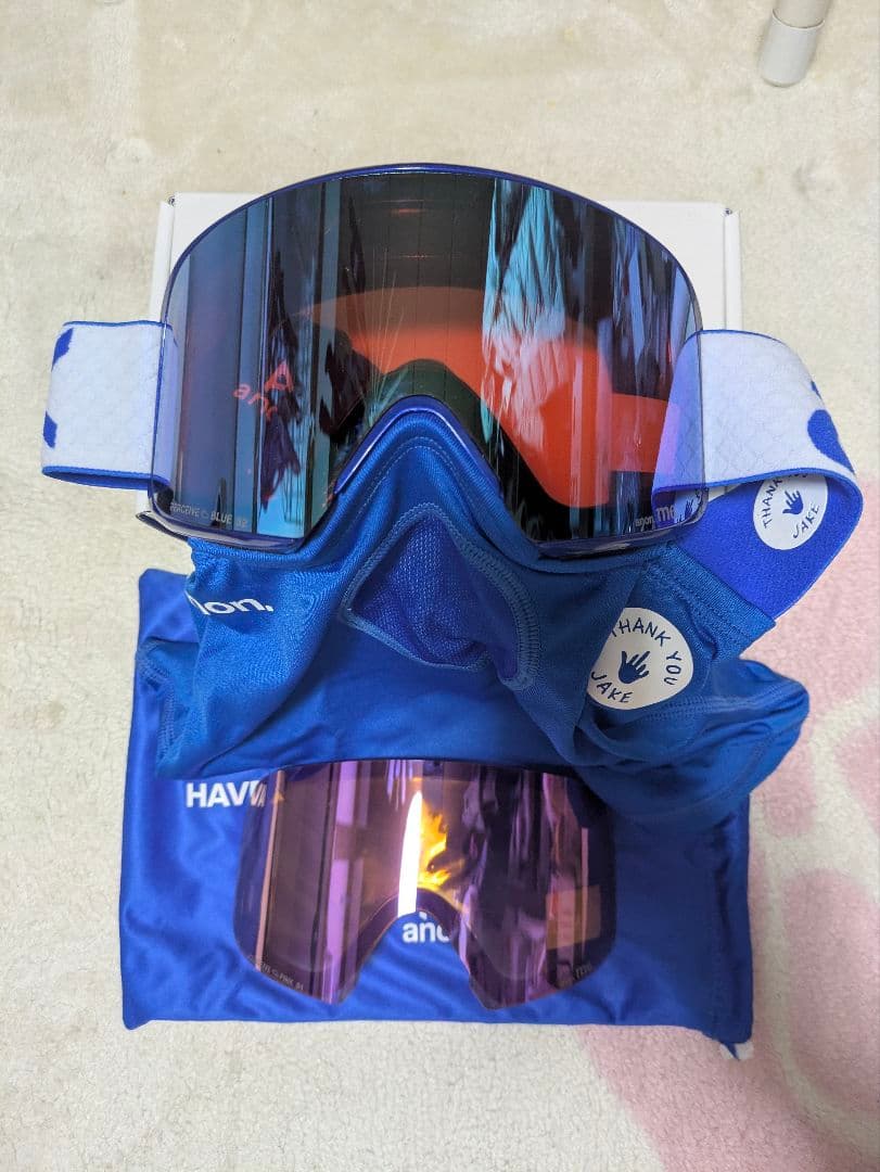 anon ゴーグル 替えレンズ付き　Burton