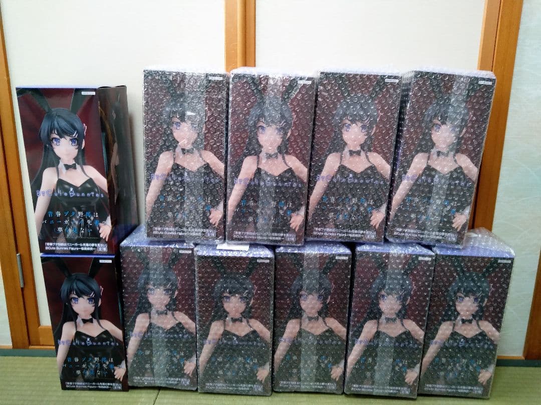 青春ブタ野郎　BiCute Bunnies Figure　桜島麻衣　１１点セット