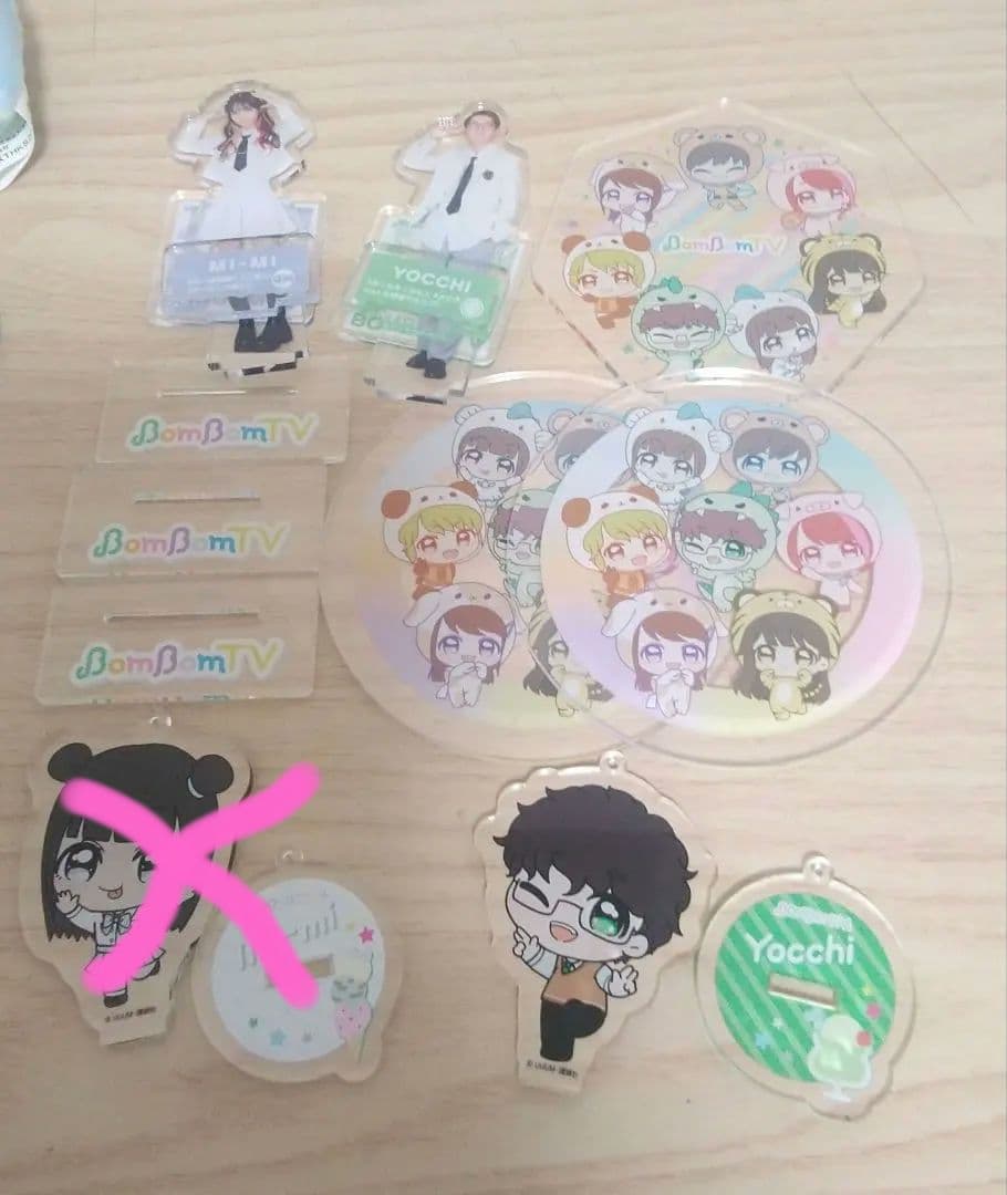 ボンボンTV ブロマイド アクリルスタンド 缶バッジ ぬいぐるみ キーホルダー