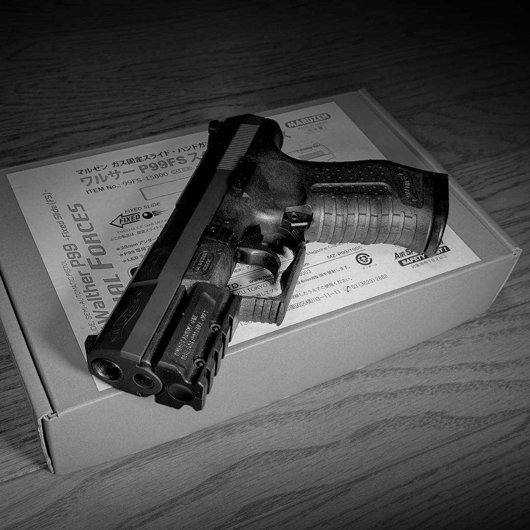 【マルゼン】ワルサーP99FS スペシャルフォース　固定スライドガスガン