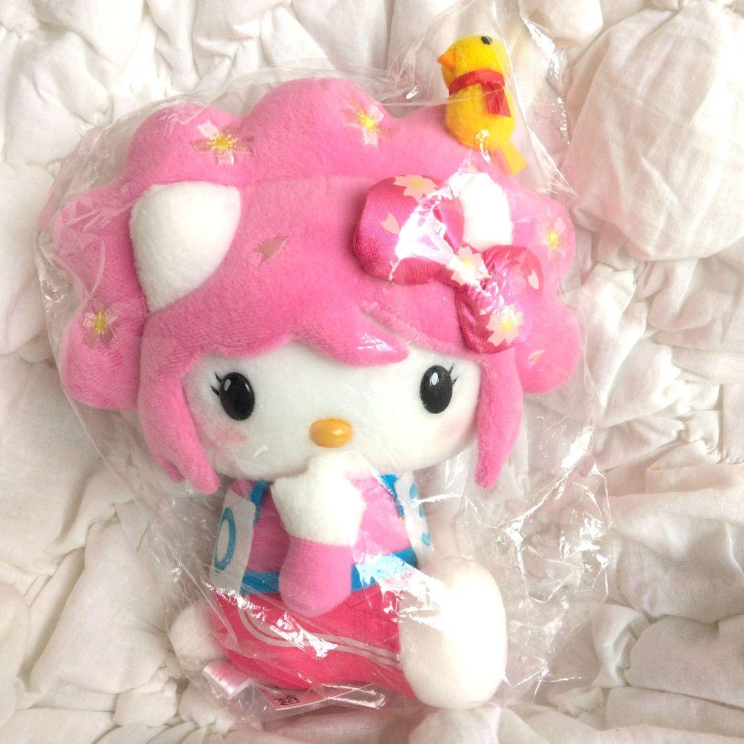 ご当地キティ　ハローキティ　 清水公園　ぬいぐるみ　キティ　サンリオ　桜