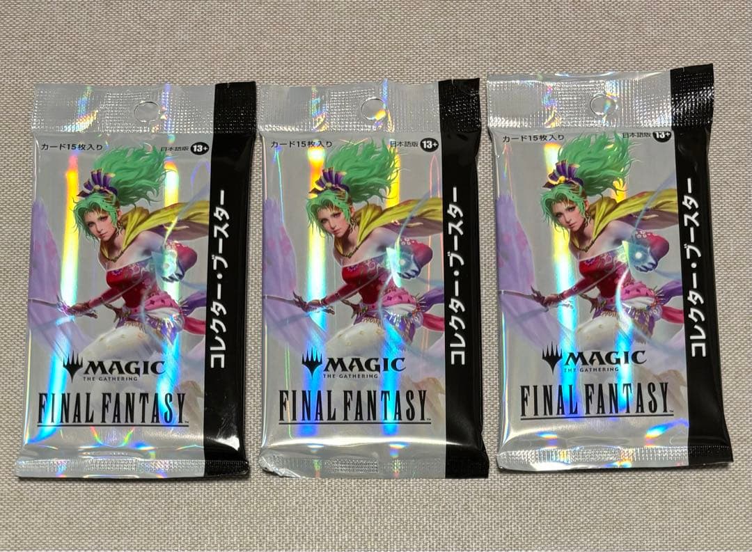 mtg コレクターブースター 未開封 3パック 日本語 ファイナルファンタジー