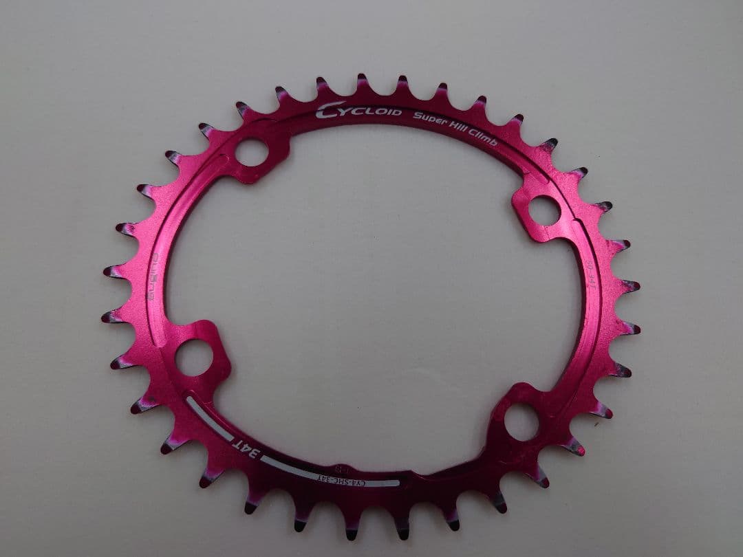 sugino CYCLoid チェーンリング 34T レッド