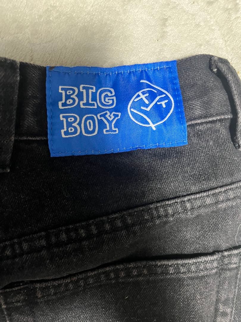 BIG BOY ブラックデニムパンツ Mサイズ