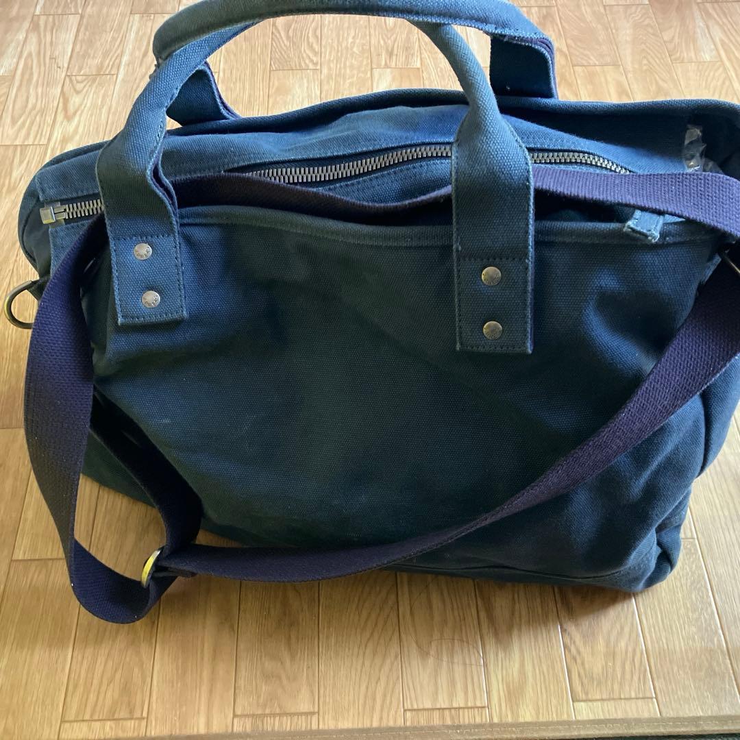 J.PRESS NAVY 帆布ボストンバッグ