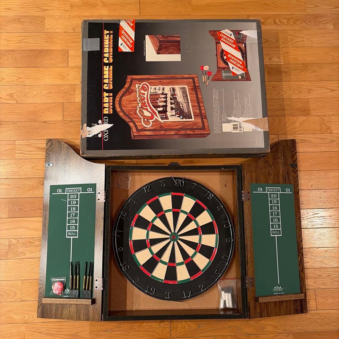 【値下げ中！】ビンテージダーツボード　インテリア　おしゃれ　アンティーク　海外