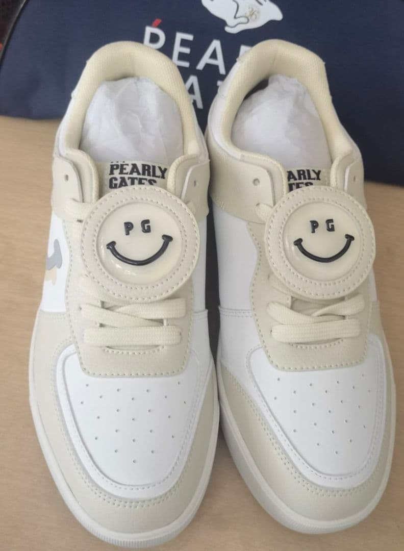 即発送対応●23-24.5cm展開●ゴルフシューズホワイト/イエロー