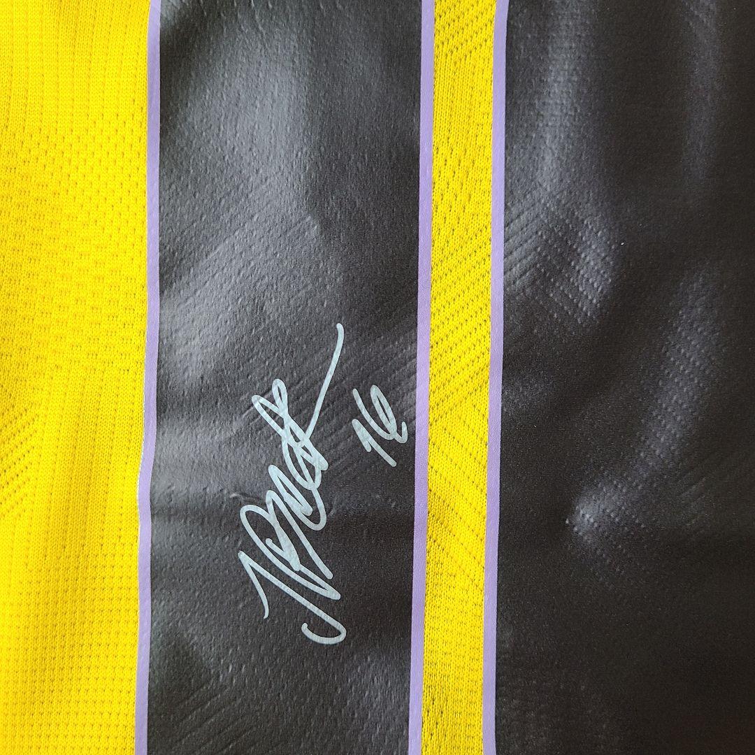 選手支給品サイン入り ジュリアス・ベック スペツィア・カルチョ サード