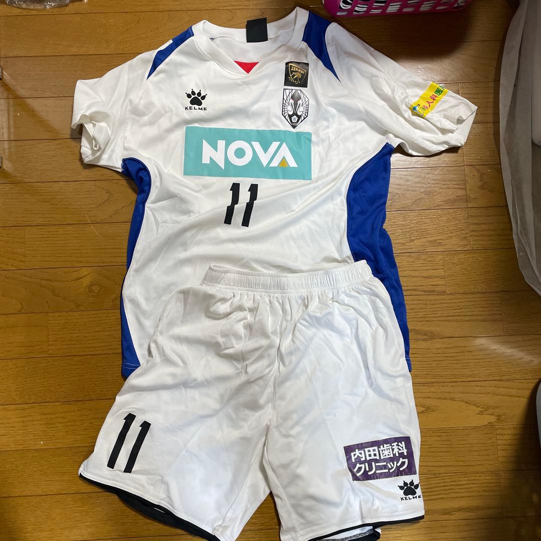 【支給品】いわてグルージャ盛岡　KELME ユニホーム ホワイト11番