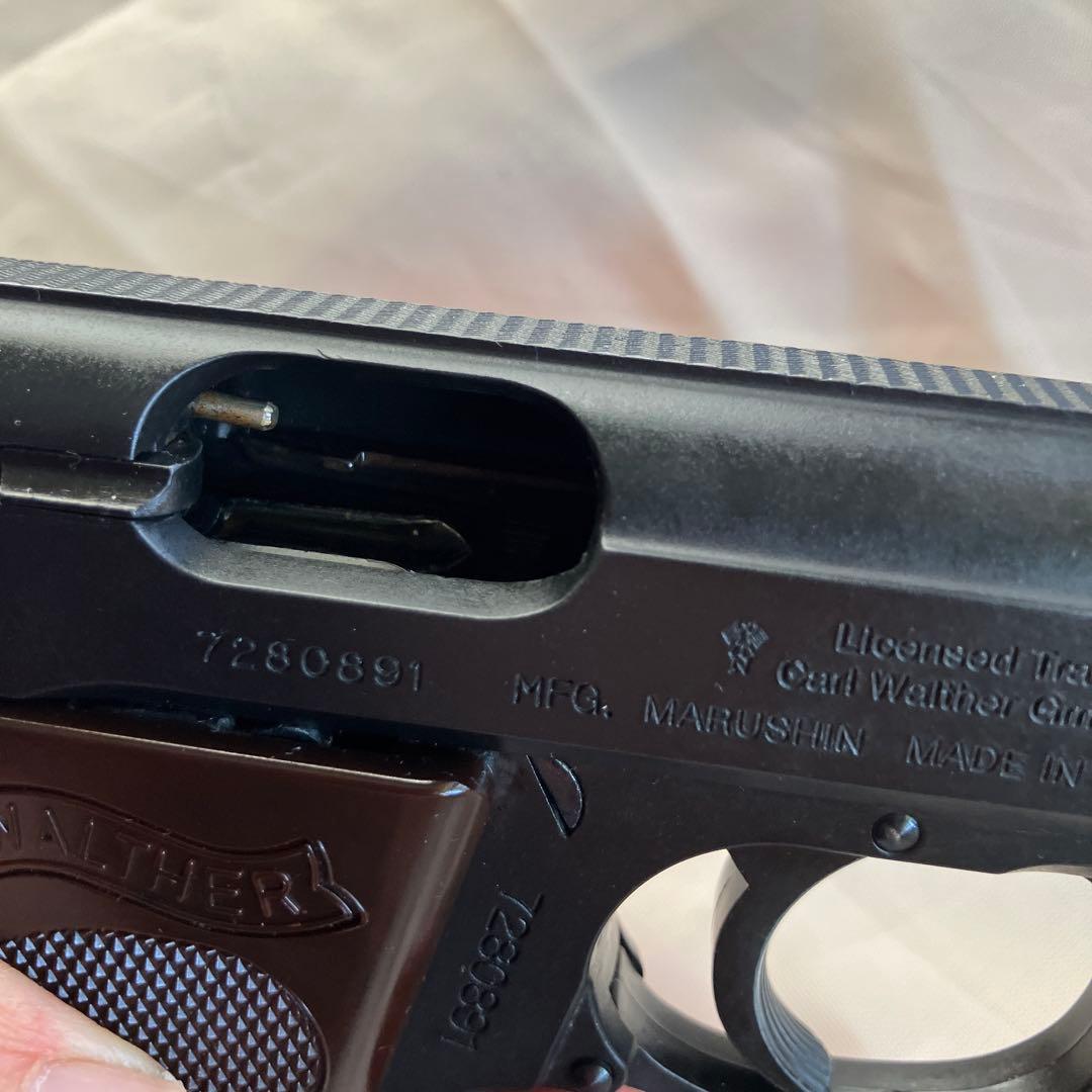 マルシン製ワルサーPPKスペシャルエディションモデルガン(木製グリップ付)