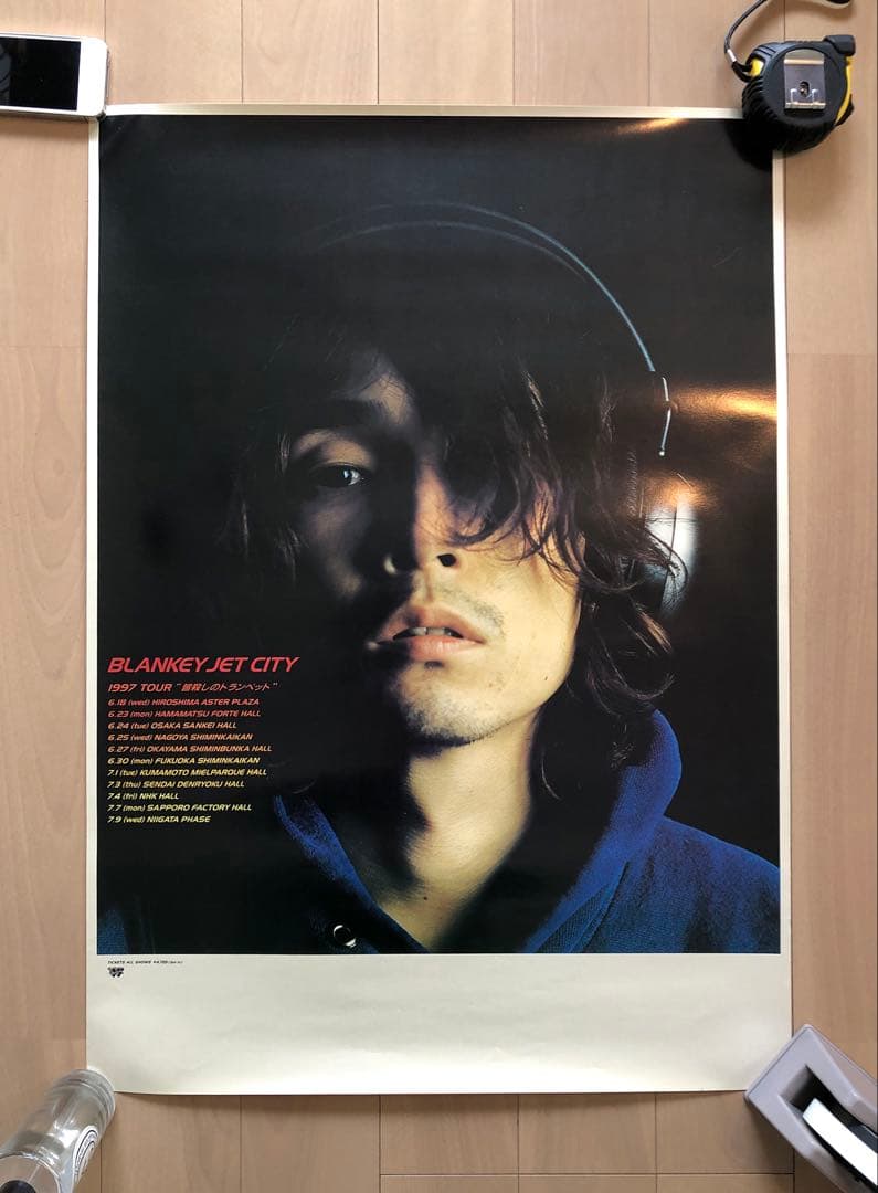 【極美品】ブランキージェットシティー 皆殺しのトランペットツアー B2ポスター