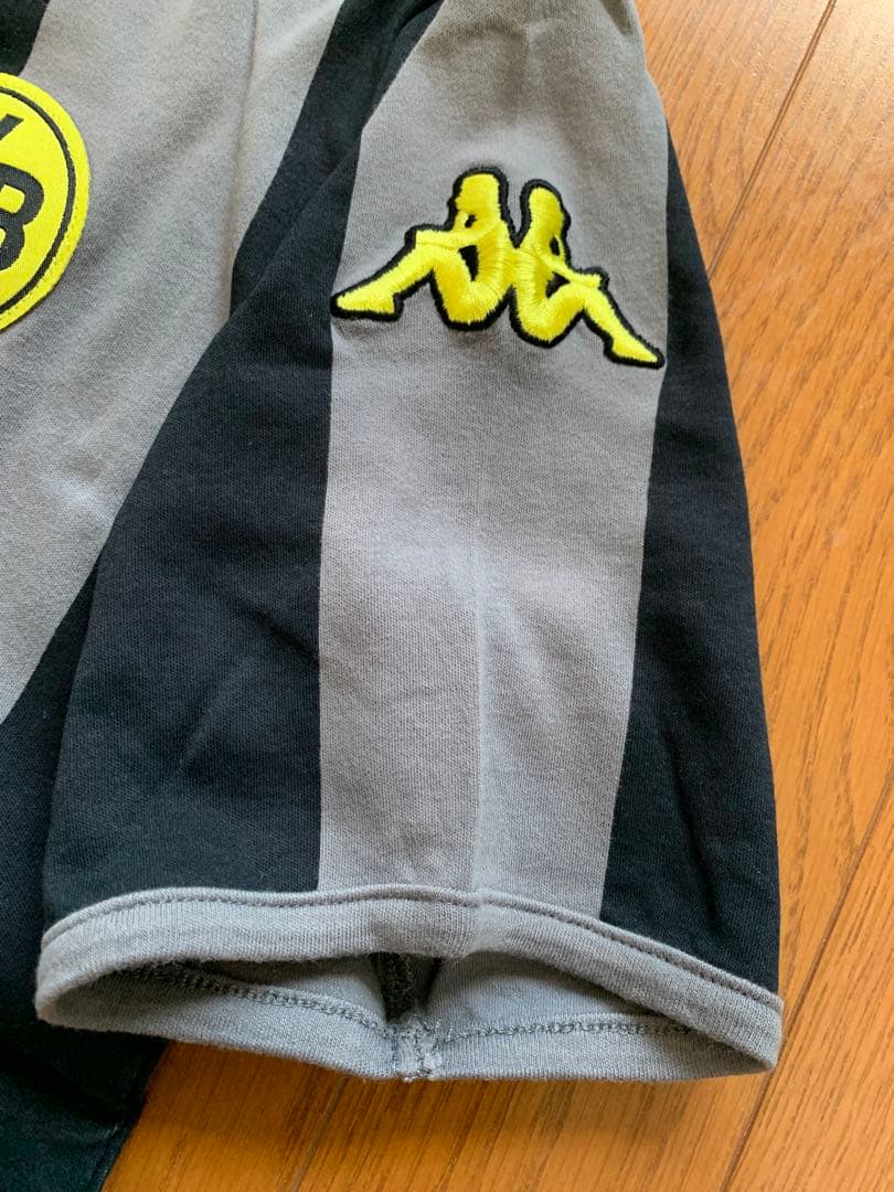 【激レア】Kappa ボルシアドルトムントユニフォームMサイズ グレー/ブラック