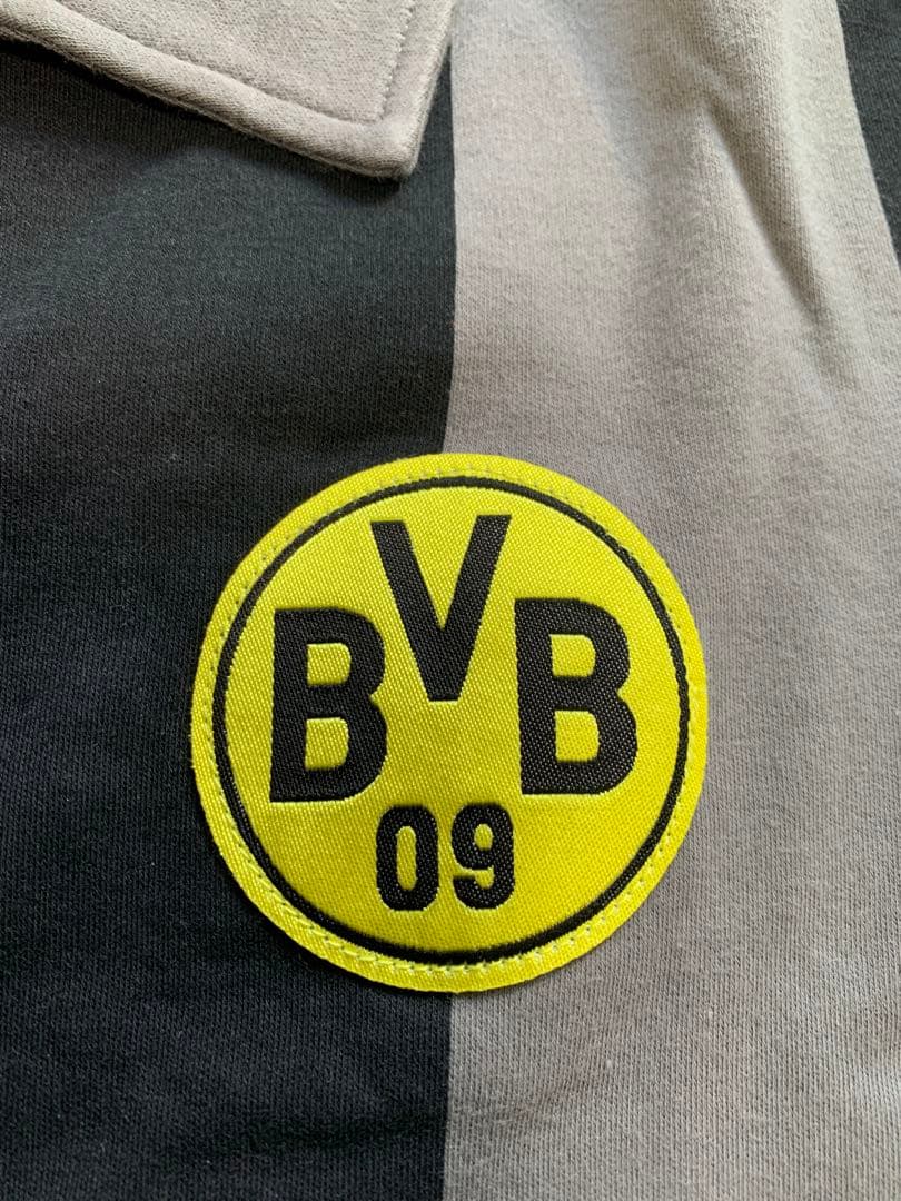 【激レア】Kappa ボルシアドルトムントユニフォームMサイズ グレー/ブラック