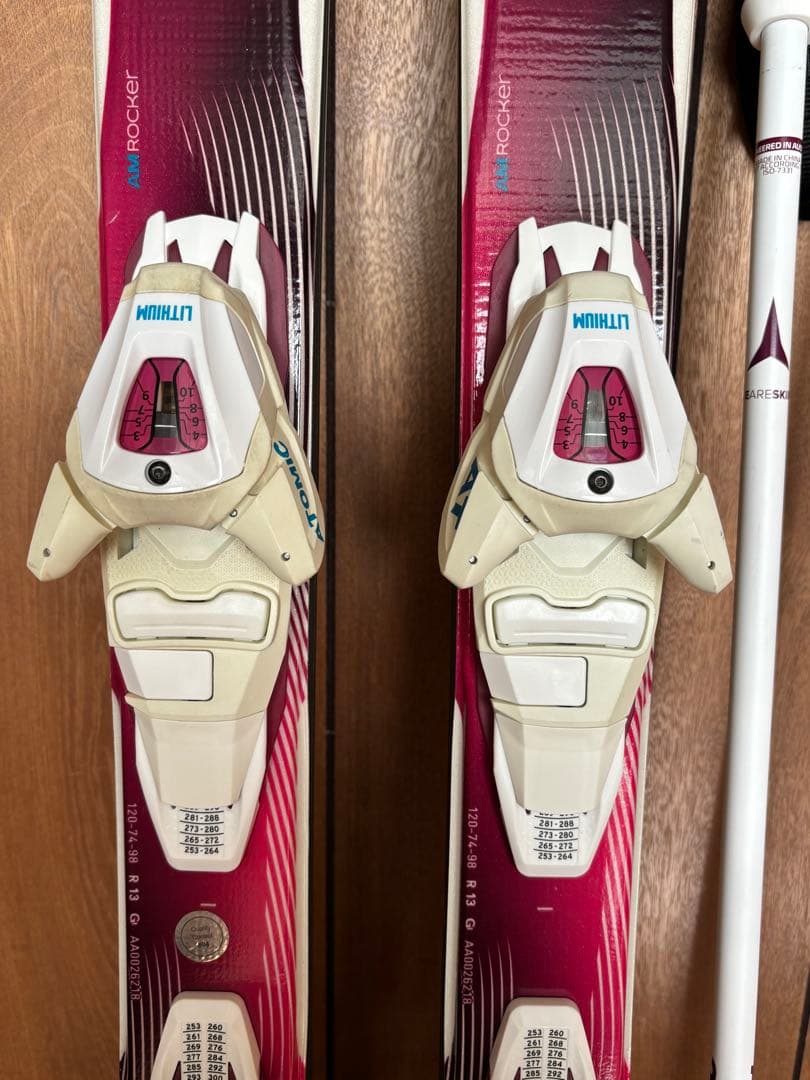 ATOMIC ガールズ　レディース　スキーセット　152cm