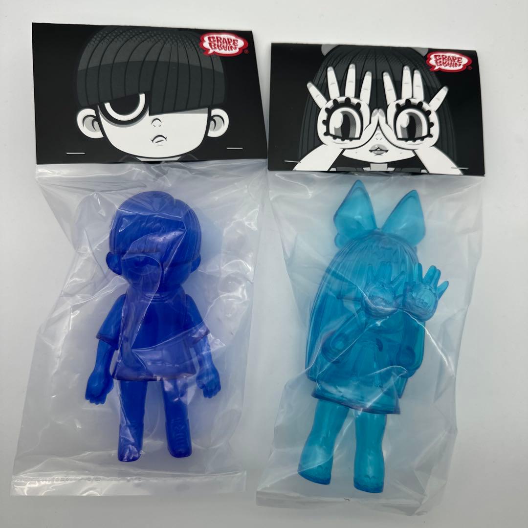 GRAPE BRAIN 手の目少女にぎるちゃん 天才二口少年博士のりくん